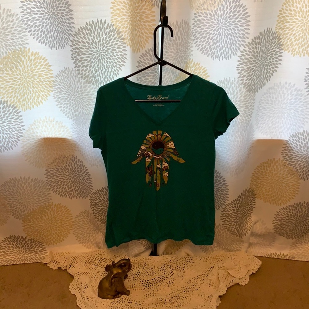 Large Lucky Brand Hamsa Tee